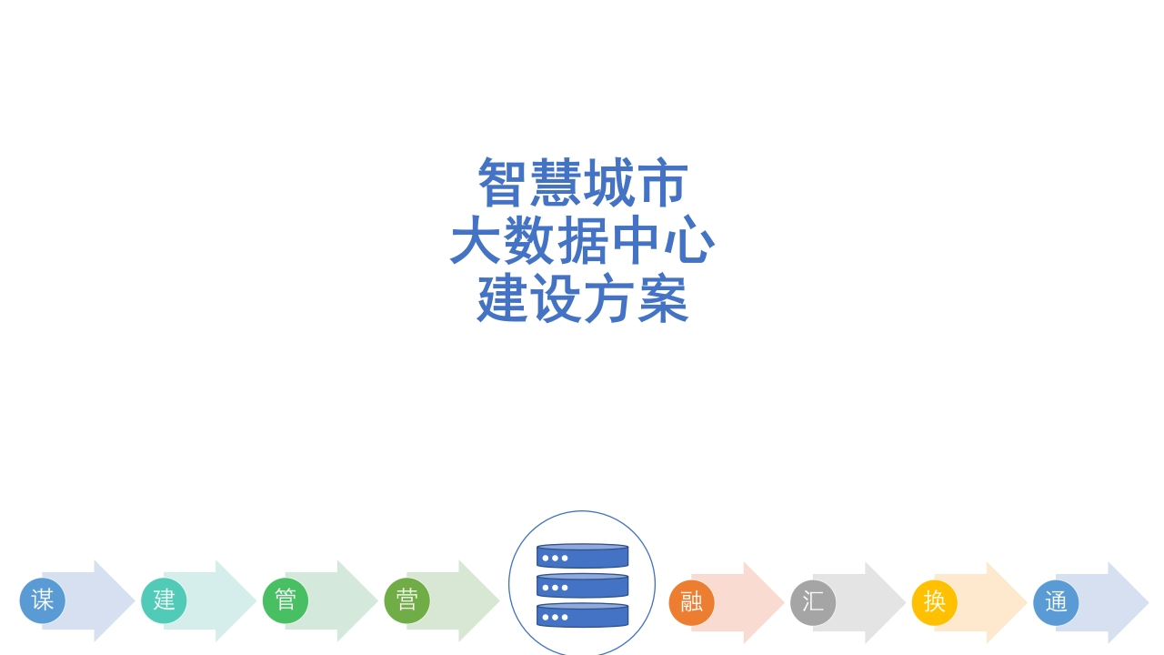城市大数据中心建设方案[41页PPT]